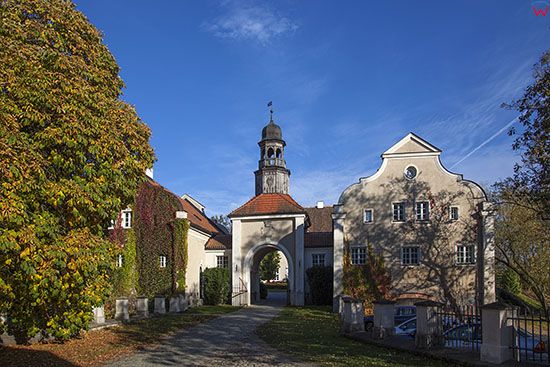 Galiny, palac i folwark rodu von Eulenburg. EU, PL, Warm-Maz.